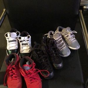 Kids shoes Jordan’s and Foam Posites 11 preschool